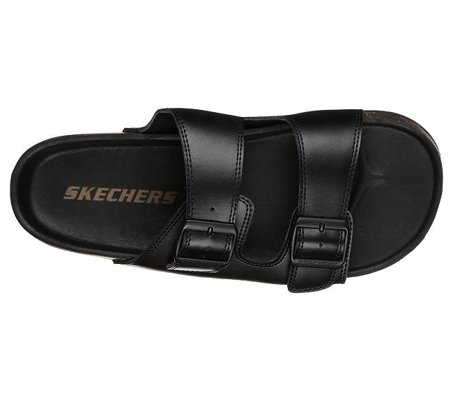 Sandalias de Verano Skechers Hombre - Krevon Negro ZEICG4156
